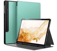 JETech Case for Samsung Galaxy Tab S8 Plus 2022 / S7 FE 2021 / S7 Plus 2020 12.4-Inch with S Pen Holder, Slim Folio Stand Protective Tablet Cover, Multi-Angle Viewing (Green)