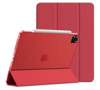 JETech Case ONLY for iPad Pro 11-Inch, 2022/2021/2020/2018 Model, Compatible with Pencil, Cover Auto Wake/Sleep (Red)