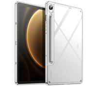 JETech Clear Case for Samsung Galaxy Tab S10 Lite / S10 FE / S9 FE 10.9-Inch, Anti-Yellowing Transparent Shockproof Slim Tablet Cover with Hard PC Back and Soft TPU Bumper (Clear)