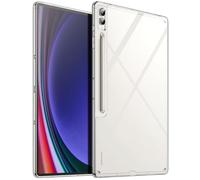 JETech Clear Case for Samsung Galaxy Tab S10 Ultra/Tab S9 Ultra 14.6-Inch, Anti-Yellowing Transparent Slim Cover with Hard PC Back and Soft TPU Bumper, Support S Pen Wireless Charging (Clear)