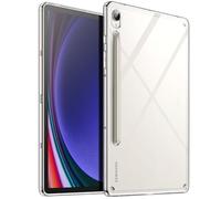 JETech Clear Case for Samsung Galaxy Tab S9 11-Inch, Anti-Yellowing Transparent Shockproof Slim Tablet Cover with Hard PC Back and Soft TPU Bumper, Support S Pen Wireless Charging (Clear)