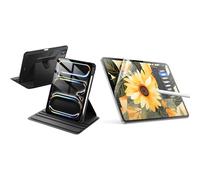 JETech for iPad Pro 11-Inch M5/M4 (2025/2024) Rotating Case and Paper Screen Protector Bundle