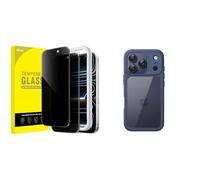 JETech for iPhone 17 Pro Privacy Screen Protector and Bumper Case Bundle