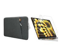 JETech for MacBook Air 15.3-Inch (2025/2024/2023, M4/M3/M2) Laptop Sleeve and Screen Protector Bundle