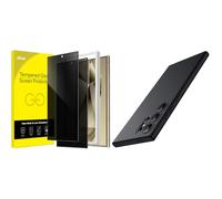 JETech for Samsung Galaxy S24 Ultra Privacy Screen Protector and Slim Case Bundle