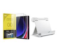 JETech for Samsung Galaxy Tab S9 11-Inch, Tab S10 Lite / S10 FE / S9 FE 10.9-Inch Screen Protector and Tablet Stand Bundle