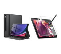 JETech for Samsung Galaxy Tab S9 Slim Folio Stand Case and Matte PET Paper Screen Protector Bundle