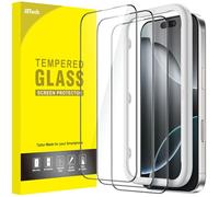 JETech Full-Coverage Screen Protector for iPhone 16 Pro, 3-Pack