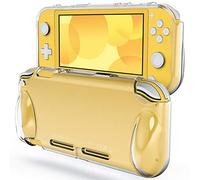 JETech Grip Case for Nintendo Switch Lite, HD Clear | Ergonomic Grip Design, Shock-Absorbing Protection, Anti-Scratch Clear Back, Slim Fit