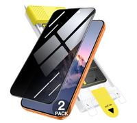 JETech Infinity Privacy Screen Protector for iPhone 17 Pro Max, 9H+ 3D Full Coverage Anti-Spy Tempered Glass with Auto-Align Installation Tool, Anti-Fingerprint, Case-Friendly, 2-Pack