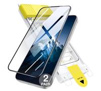 JETech Infinity Screen Protector for iPhone 17 Pro Max, 9H+ 3D Full Coverage Tempered Glass, Anti-Fingerprint, Auto-Align Installation, Case-Friendly, 2-Pack