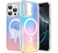 JETech Iridescent Case for iPhone 16 Pro Max 6.9-Inch with Camera Control Capture Button, Compatible with MagSafe, Cute Unique and Aesthetic Design, Colorful Translucent Cover (Iridescent)