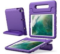 JETech Kids Case for iPad 9.7 Inch (6th/5th Generation, 2018/2017), iPad Air 2/1 9.7 (2nd/1st Gen, 2014/2013) and iPad Pro 9.7 2016, Shockproof Lightweight Tablet Cover with Handle Stand (Purple)