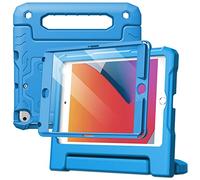 JETech Kids Case for iPad mini 5/4/3/2/1 (7.9-Inch, 2019/2015/2014/2013/2012 Model) with Built-in Screen Protector, Shockproof Full-Body Handle Stand Tablet Protective Cover (Blue)