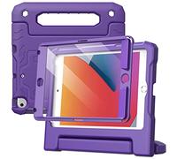 JETech Kids Case for iPad mini 5/4/3/2/1 (7.9-Inch, 2019/2015/2014/2013/2012 Model) with Built-in Screen Protector, Shockproof Full-Body Handle Stand Tablet Protective Cover (Purple)