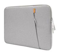 JETech Laptop Sleeve for 13-14Inch MacBook Air/Pro (M5/M4/M3/M2/M1) 2020-2025, 13-13.6 Inch Notebook, Waterproof Shock Resistant Bag Case with Accessory Pocket (Light Grey)