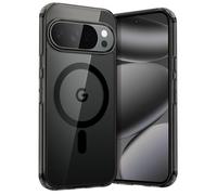 JETech Magnetic Case for Google Pixel 10/10 Pro 2025 Compatible with MagSafe and Pixelsnap Charger, Shockproof Phone Bumper Cover, Anti-Scratch Clear Back (Obsidian)