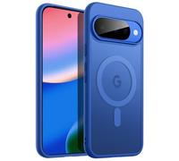 JETech Magnetic Case for Google Pixel 10/10 Pro 2025, Compatible with MagSafe and Pixelsnap Charger, Translucent Matte Back Shockproof Phone Cover (Indigo)