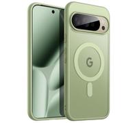 JETech Magnetic Case for Google Pixel 10/10 Pro 2025, Compatible with MagSafe and Pixelsnap Charger, Translucent Matte Back Shockproof Phone Cover (Jade)