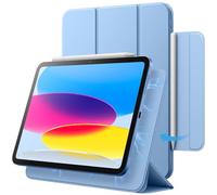 JETech Magnetic Case for iPad (A16) 11th/10th Generation (2025/2022), Magnetic Attachment, Slim Tablet Cover with Auto Wake/Sleep (Blue)