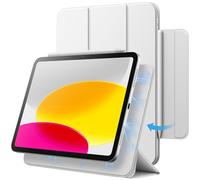JETech Magnetic Case for iPad (A16) 11th/10th Generation (2025/2022), Magnetic Attachment, Slim Tablet Cover with Auto Wake/Sleep (White)