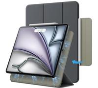 JETech Magnetic Case for iPad Air 11" M4/M3/M2 & iPad Air 5/4, Dark Gray | For iPad Air 11" (2026-2024) & Air 5/4 10.9" (2022/2020)&iPad Pro 11 (2018), Slim Smart Design Cover, Lightweight Protection
