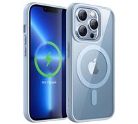 JETech Magnetic Case for iPhone 13 Pro Max, Sierra Blue