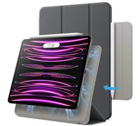 JETech Magnetic Case ONLY for iPad Pro 11 Inch (2022/2021/2020/2018 Model), and iPad Air 5/4 (10.9-inch 2022/2020), Support Pencil 2nd Gen Charging, Magnetic Attachment (Space Gray)