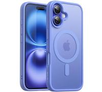 JETech Magnetic Matte Case for iPhone 16 Plus, Ultramarine