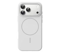 JETech Magnetic Silicone Case for iPhone 18 Pro, Light Gray | Compatible with MagSafe, Silky Soft Touch, Shockproof Protection, Scratch Resistant