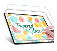 JETech Papered Glass Screen Protector for iPad Pro 12.9-Inch 2022/2021/2020/2018 (6th/5th/4th/3rd Gen) with Easy Installation Frame, Tempered Glass with Paper-Matte Finish Anti-Glare, 1-Pack