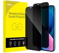 JETech Privacy Full Coverage Screen Protector for iPhone 13/13 Pro 6.1-Inch, Anti-Spy Tempered Glass Film, Edge to Edge Protection Case-Friendly, 2-Pack