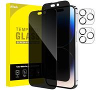 JETech Privacy Screen Protector for iPhone 14 Pro Max, 2+2 Pack
