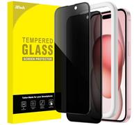 JETech Privacy Screen Protector for iPhone 15, 2-Pack
