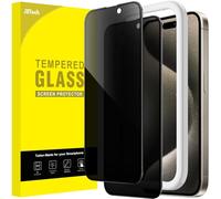 JETech Privacy Screen Protector for iPhone 15 Pro Max, 2-Pack