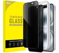 JETech Privacy Screen Protector for iPhone 16, 2-Pack