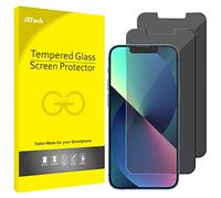 JETech Privacy Screen Protector for iPhone 17e (2026) / iPhone 16e / iPhone 13/13 Pro, Anti Spy Tempered Glass Film, 6.1-Inch Display, 2-Pack