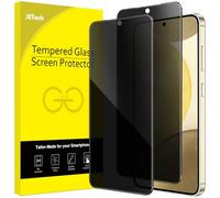 JETech Privacy Screen Protector for Samsung Galaxy S24 5G 6.2-Inch, Anti-Spy Tempered Glass Film, Fingerprint ID Compatible, 2-Pack