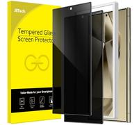 JETech Privacy Screen Protector for Samsung Galaxy S24 Ultra 5G 6.8-Inch, Anti-Spy Tempered Glass Film with Easy Installation Tool, Fingerprint Unlock Compatible, 2-Pack