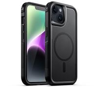JETech Rugged Magnetic Case for iPhone 14, Black