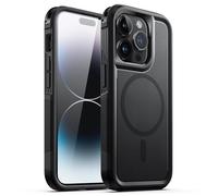 JETech Rugged Magnetic Case for iPhone 14 Pro, Black