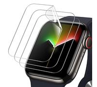 JETech Screen Protector for Apple Watch Series 9/8/7 45mm, Flexible TPU Film, Anti-Scratch HD Clear, 3-Pack