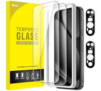 JETech Screen Protector for Google Pixel 10 Pro with Camera Lens Protector, Easy Installation Tool, Fingerprint Unlocking Compatible, Tempered Glass Film, HD Clear, 2-Pack Each