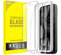 JETech Screen Protector for Google Pixel 8a 6.1-Inch, Tempered Glass Film with Easy Installation Tool, Fingerprint Compatible, HD Clear, 3-Pack
