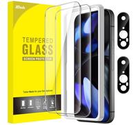 JETech Screen Protector for Google Pixel 9 with Camera Lens Protector, Easy Installation Tool, Fingerprint Compatible, Tempered Glass Film, HD Clear, 2-Pack Each