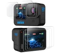 JETech Screen Protector for GoPro Hero 12/11/10/9 Black with Camera Lens Protector, Tempered Glass Film, Easy Installation, HD Clear, 3-Pack Each
