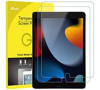 JETech Screen Protector for iPad (10.2-Inch, 2021/2020/2019 Model, 9/8/7 Generation), Tempered Glass Film, 2-Pack
