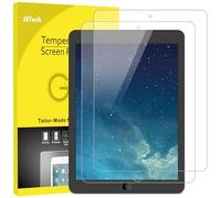 JETech Screen Protector for iPad (9.7-Inch, 2018/2017 Model, 6th/5th Generation), iPad Air 1, iPad Air 2, iPad Pro 9.7-Inch, Tempered Glass Film, 2-Pack