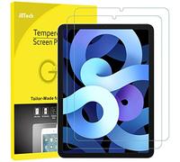 JETech Screen Protector for iPad Air 5/4 10.9" (2022/2020), 2-Pack | HD Clear, Anti-Scratch Tempered Glass
