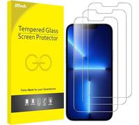 JETech Screen Protector for iPhone 17e (2026) / iPhone 16e / iPhone 13/13 Pro, Tempered Glass Film, 6.1-Inch Display, 3-Pack